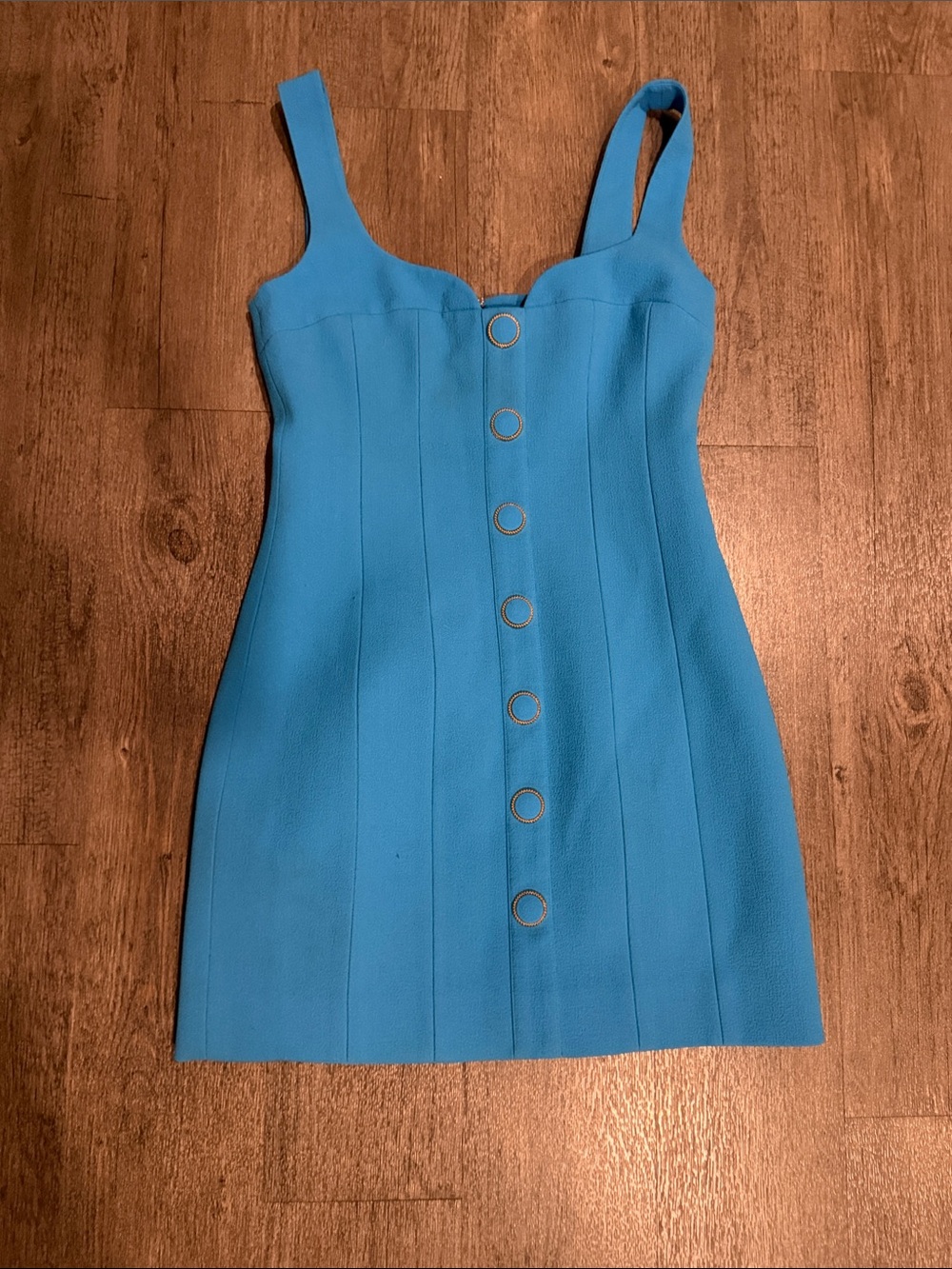 Rebecca Vallance Square Neckline Mini Dress